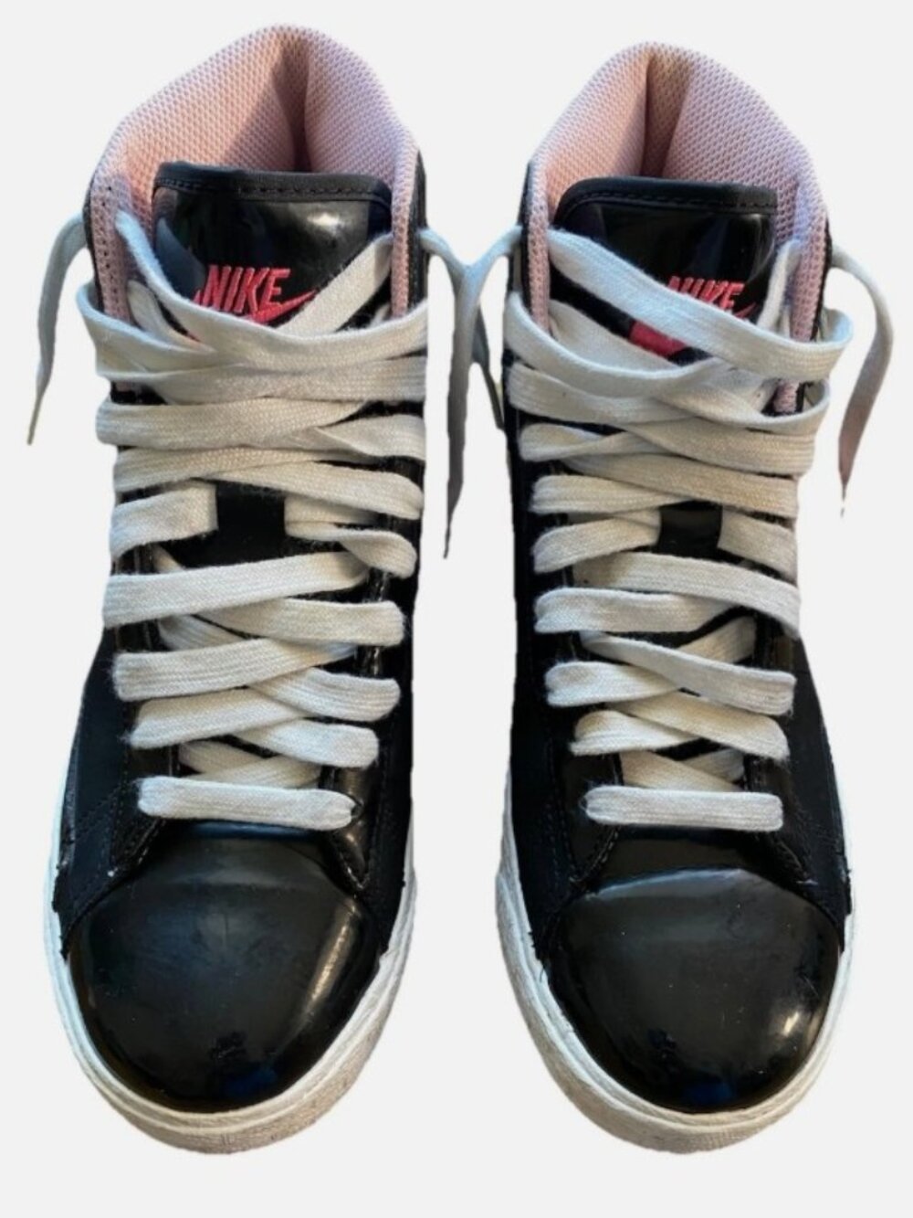 Nike Blazer Mid Black/Pink – (Women's 6.5) - Picture 3 of 6